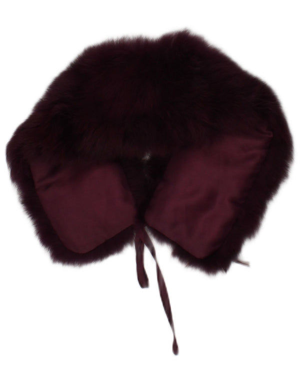 Eșarfă cu furat de blană pentru femei United Colors of Benetton, mărime unică, violet, clasică