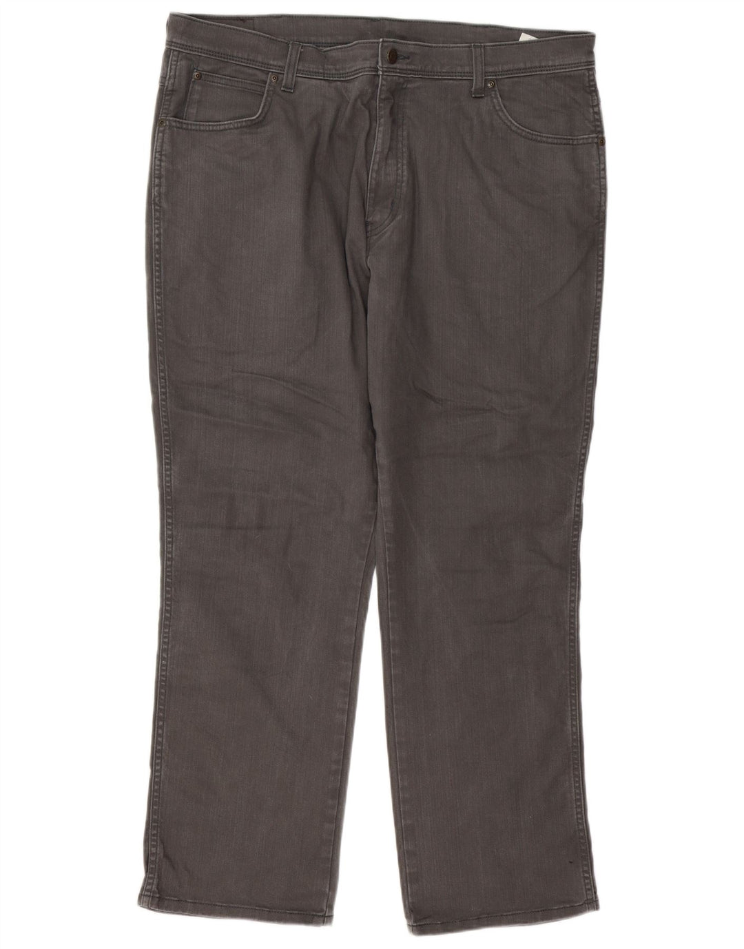 Blugi drepti pentru bărbați Wrangler W40 L30 bumbac gri