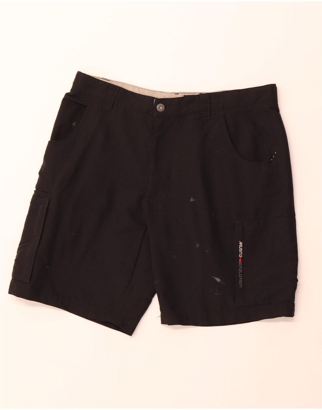 Pantaloni scurți pentru bărbați Musto Evolution Cargo W34 Large Nylon negru