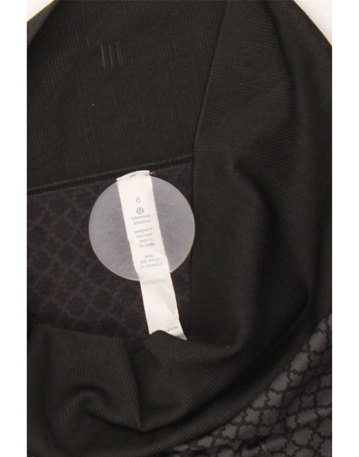 Leggings Capri Lululemon pentru femei US 6 Medium Gri Geometric Nylon