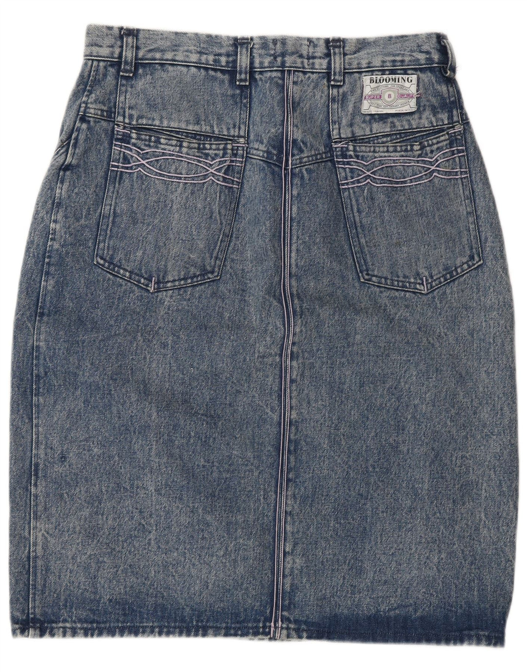 Fusta de blugi pentru femei BLOOMING XS W24 Albastru