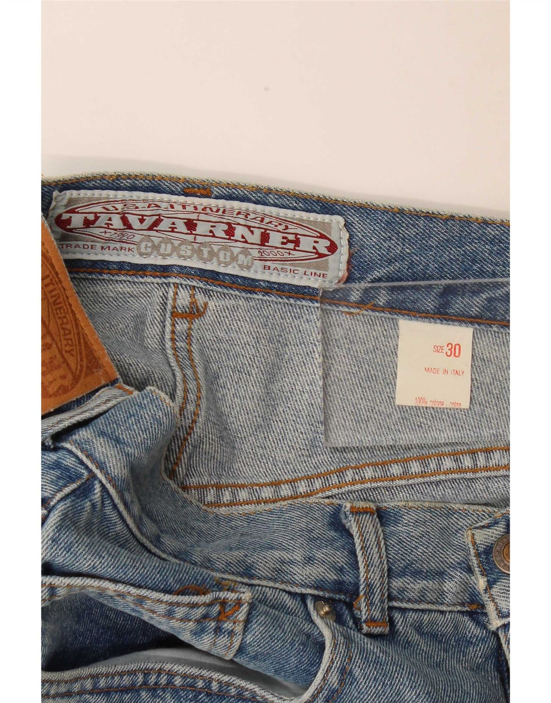 Fusta Mini Denim Tavarner W30 Bumbac Albastru Mediu