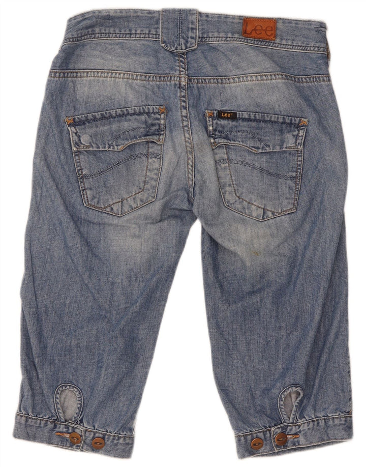 Pantaloni scurți Lee pentru femei Chazey Cargo din denim W27 Small Blue Bumbac