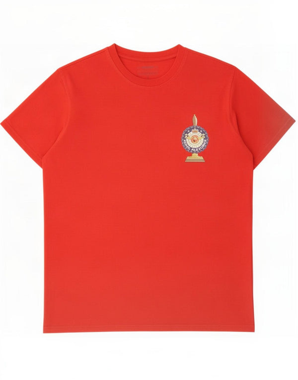 Tricou grafic pentru bărbați Weird Fish Top XL Bumbac roșu