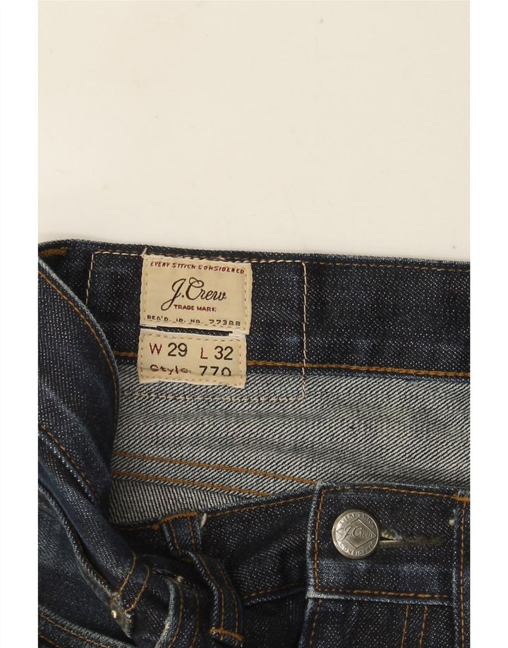 J. CREW Blugi 770 drepti pentru bărbați W29 L32 bleumarin