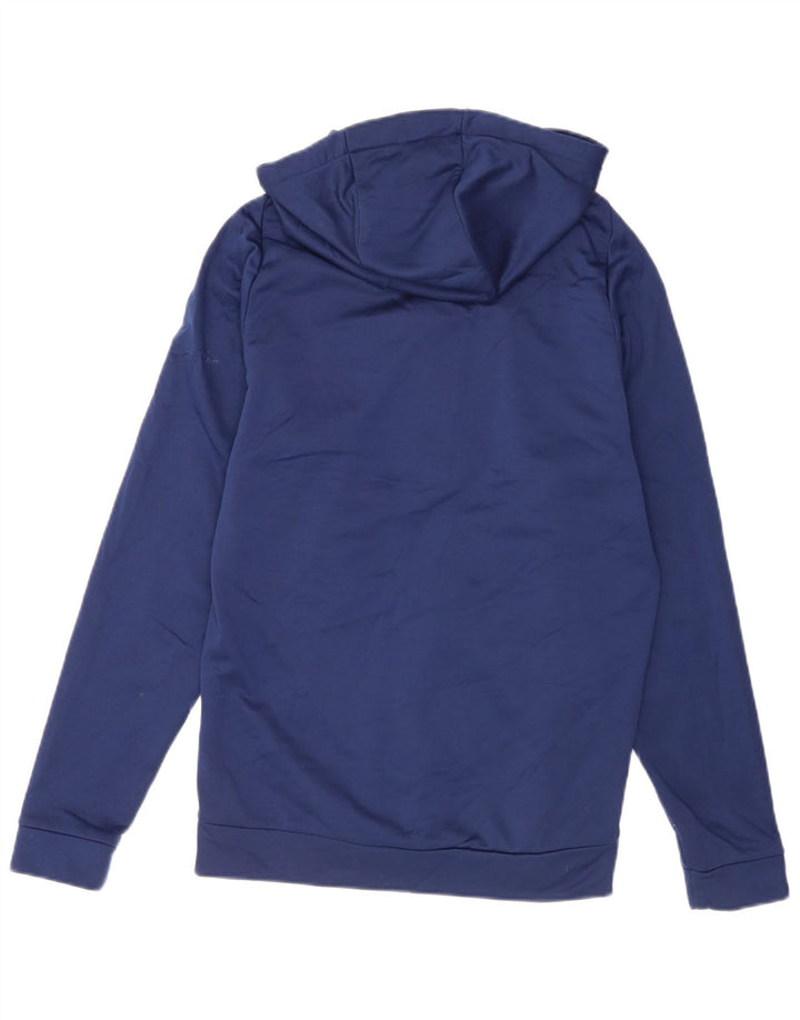 Pulover Nike pentru bărbați Dri Fit, cu fermoar, poliester, albastru mic
