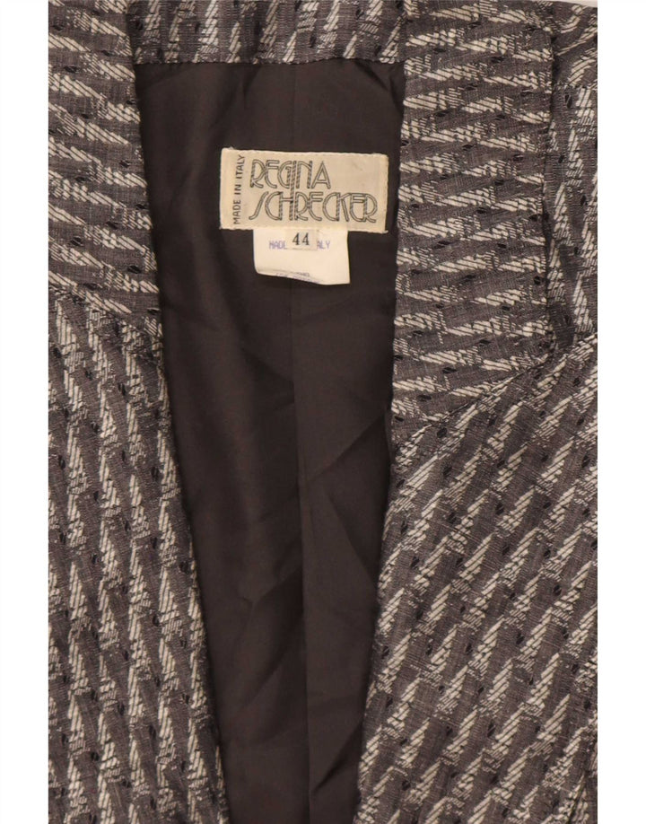 Sacou blazer pentru femei Regina Schrecker IT 44 Gri mediu cu dungi