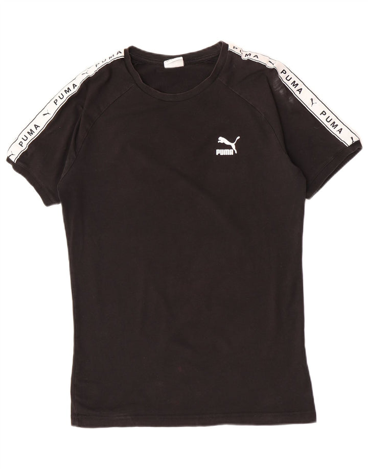 Tricou grafic Puma pentru bărbați Top mediu negru Colorblock