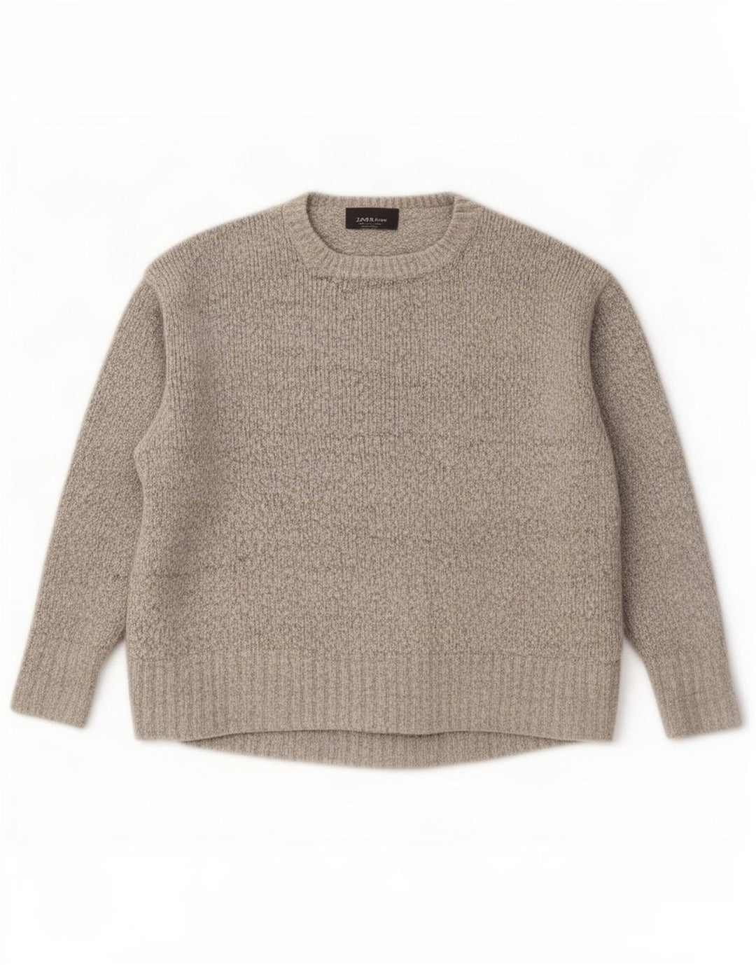 Pulover supradimensionat pentru femei Zara, cu decolteu rotund, UK 10, mic, gri pete