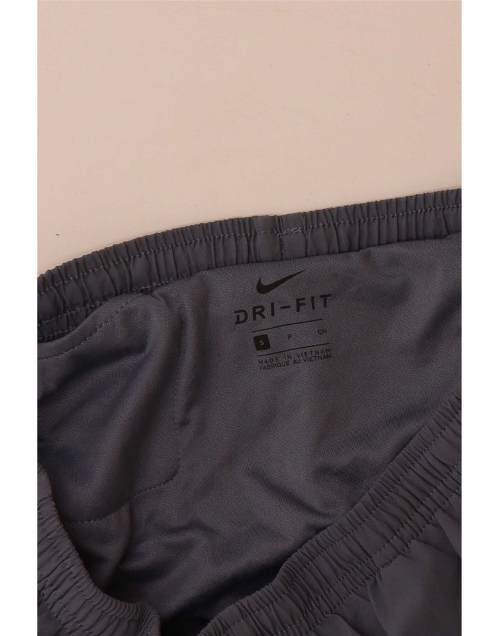 Pantaloni scurți sport Nike Dri Fit pentru bărbați, gri mici, poliester color bloc
