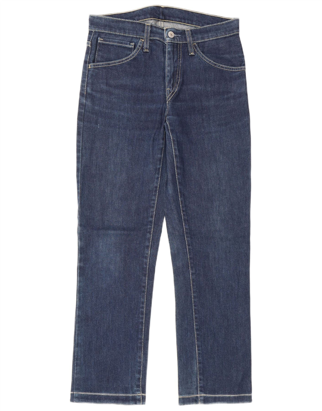 Blugi drepti pentru femei Levi's L29 L28 Bumbac bleumarin