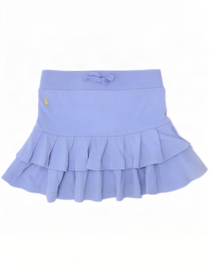 Short pentru fete Ralph Lauren 4-5 ani albastru bumbac