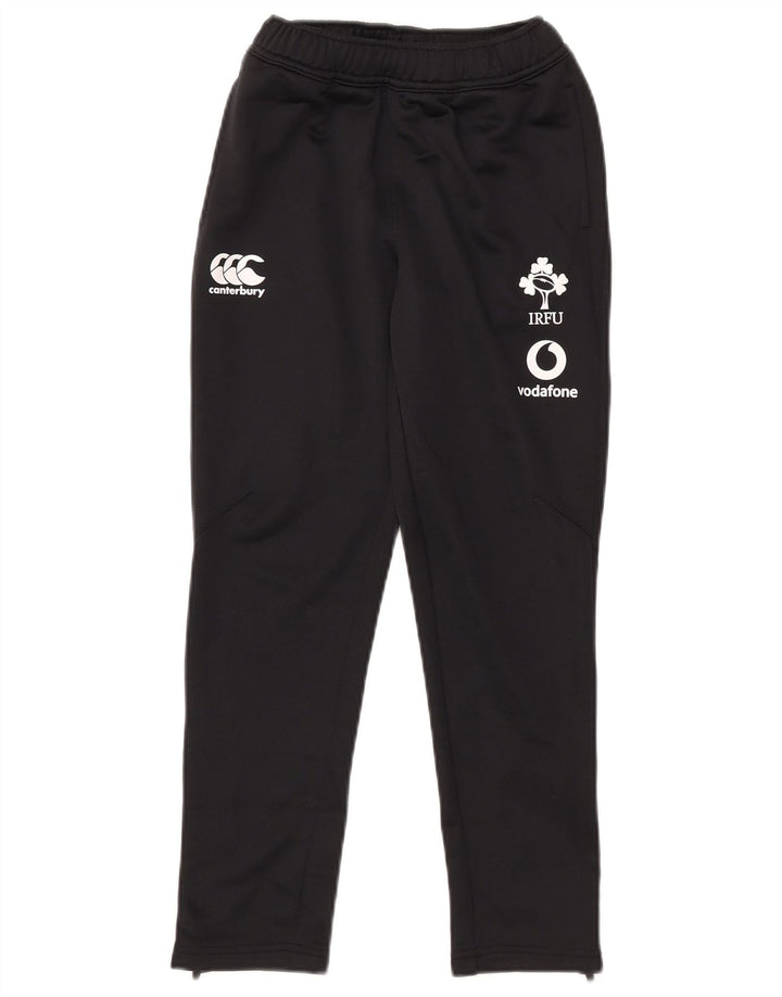 Pantaloni de trening Canterbury pentru baieti 9-10 ani poliester negru