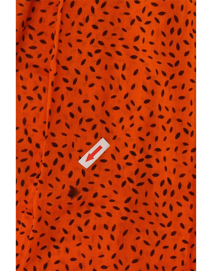 Rochie de soare vintage pentru femei UK 14 Medium Orange Spotted