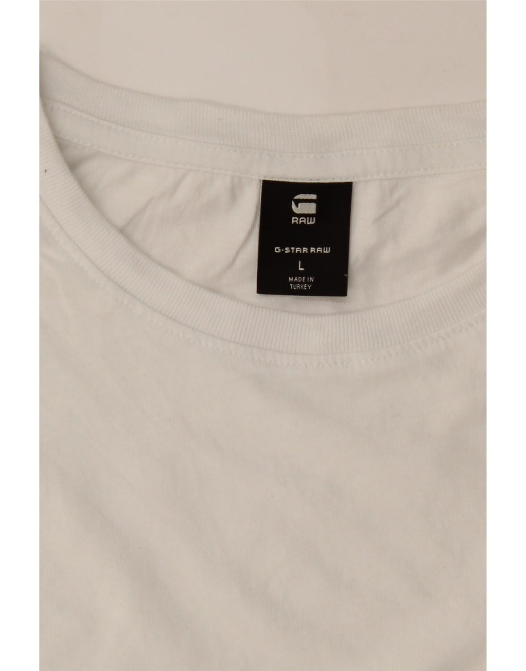 G-STAR Mens T-Shirt Top Large White Cotton Vintage G-Star and Second-Hand G-Star from Messina Hembry 