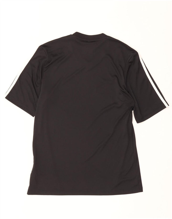 Tricou Adidas Climalite pentru bărbați Top Mediu Negru Poliester