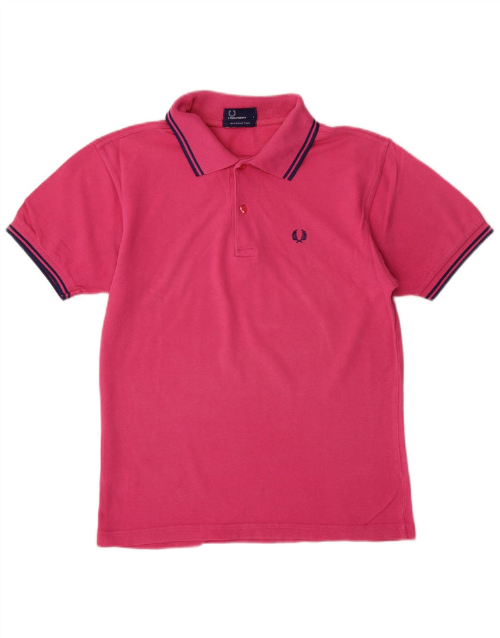 FRED PERRY Tricou polo pentru bărbați, bumbac roz mic