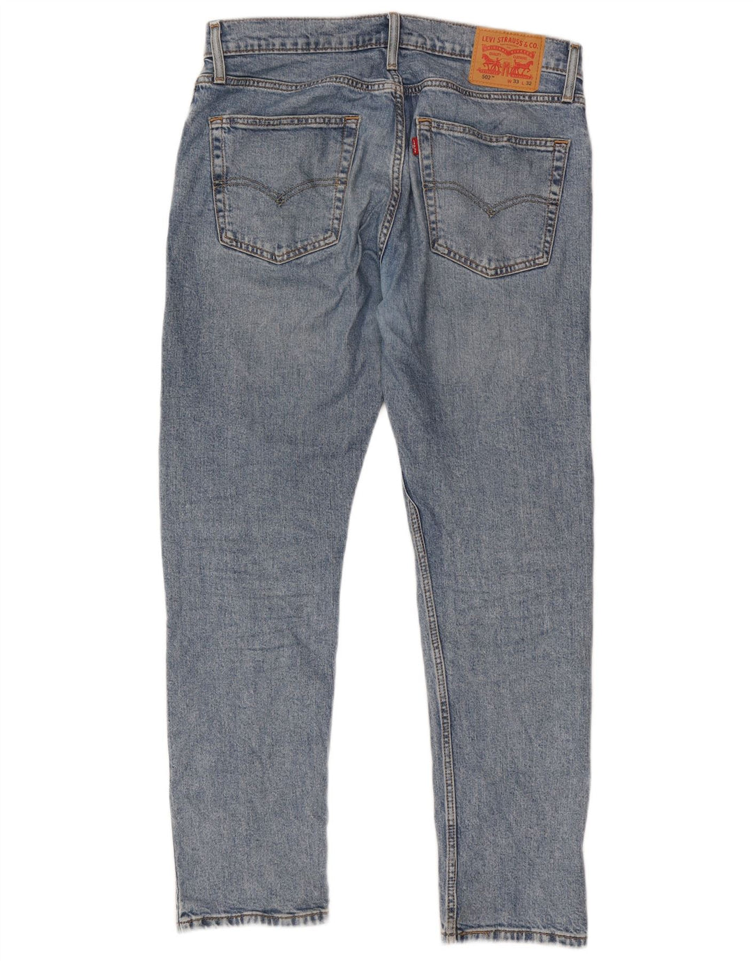 Blugi conici pentru bărbați Levi's 502 W33 L32 Bumbac albastru
