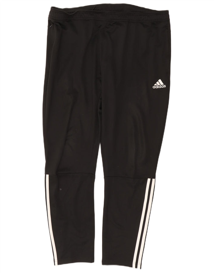 Pantaloni de trening Adidas pentru bărbați 2XL, negru, poliester, sport