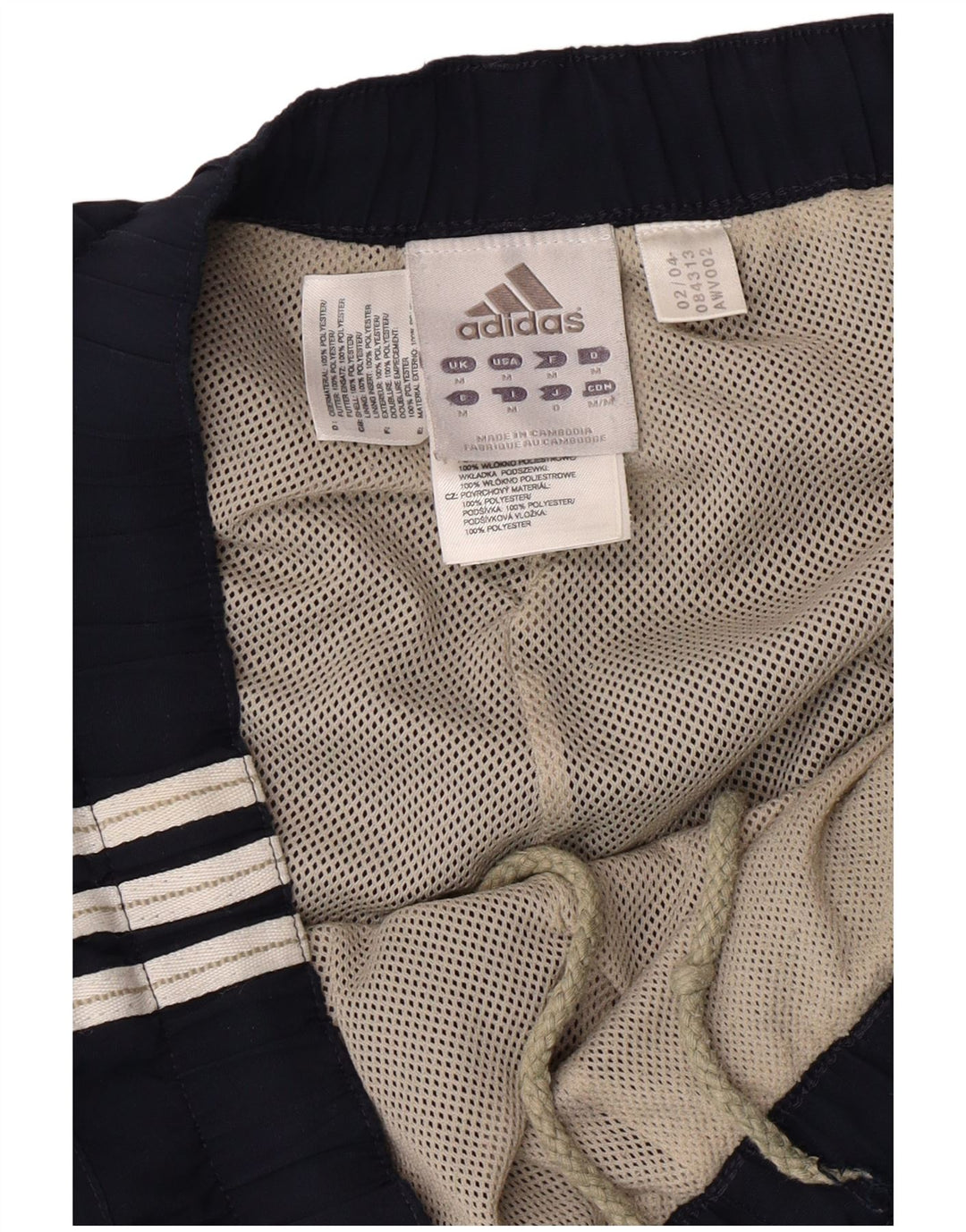 Pantaloni de trening ADIDAS pentru bărbați, poliester mediu bleumarin