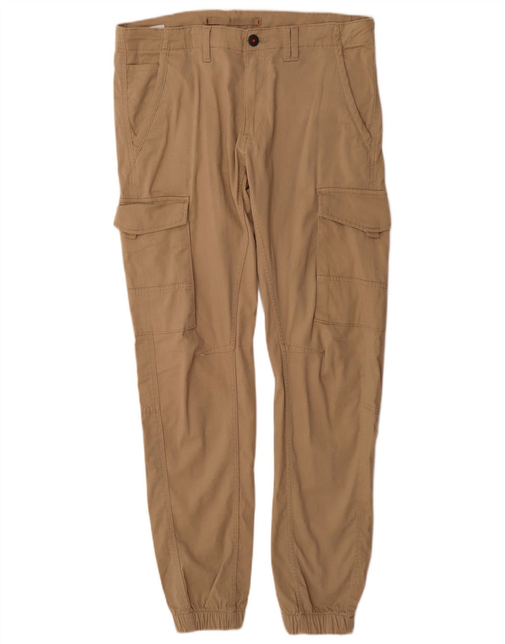 Pantaloni cargo Jack & Jones pentru bărbați, W33 L34, bej