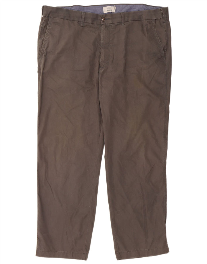 Pantaloni chino pentru bărbați Marks & Spencer, cu ajustare normală, L42 L29, bumbac gri