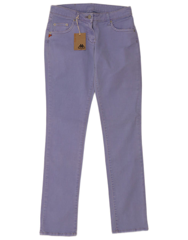 Blugi slim pentru femei Kappa Perfect Fit W26 L31 Bumbac liliac