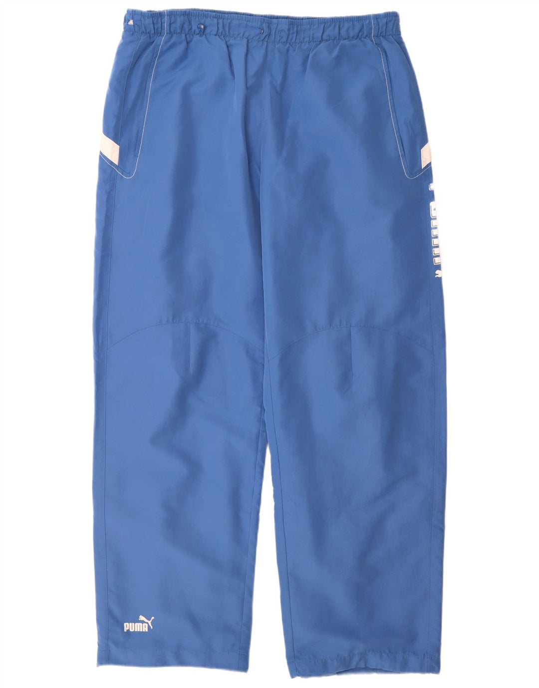 Pantaloni de trening cu grafică Puma pentru bărbați, mari, albastru, color block