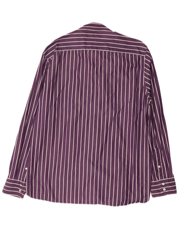 Cămașă pentru bărbați Tommy Hilfiger XL, bumbac cu dungi mov