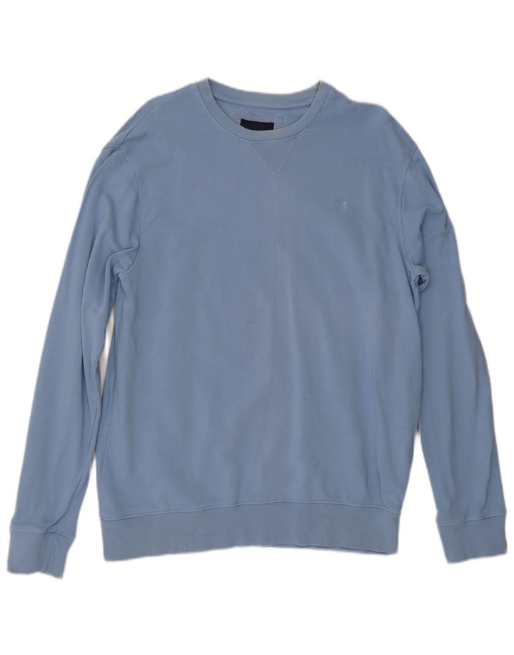 Crew Clothing Hanorac pentru bărbați Pulover mare Bumbac albastru