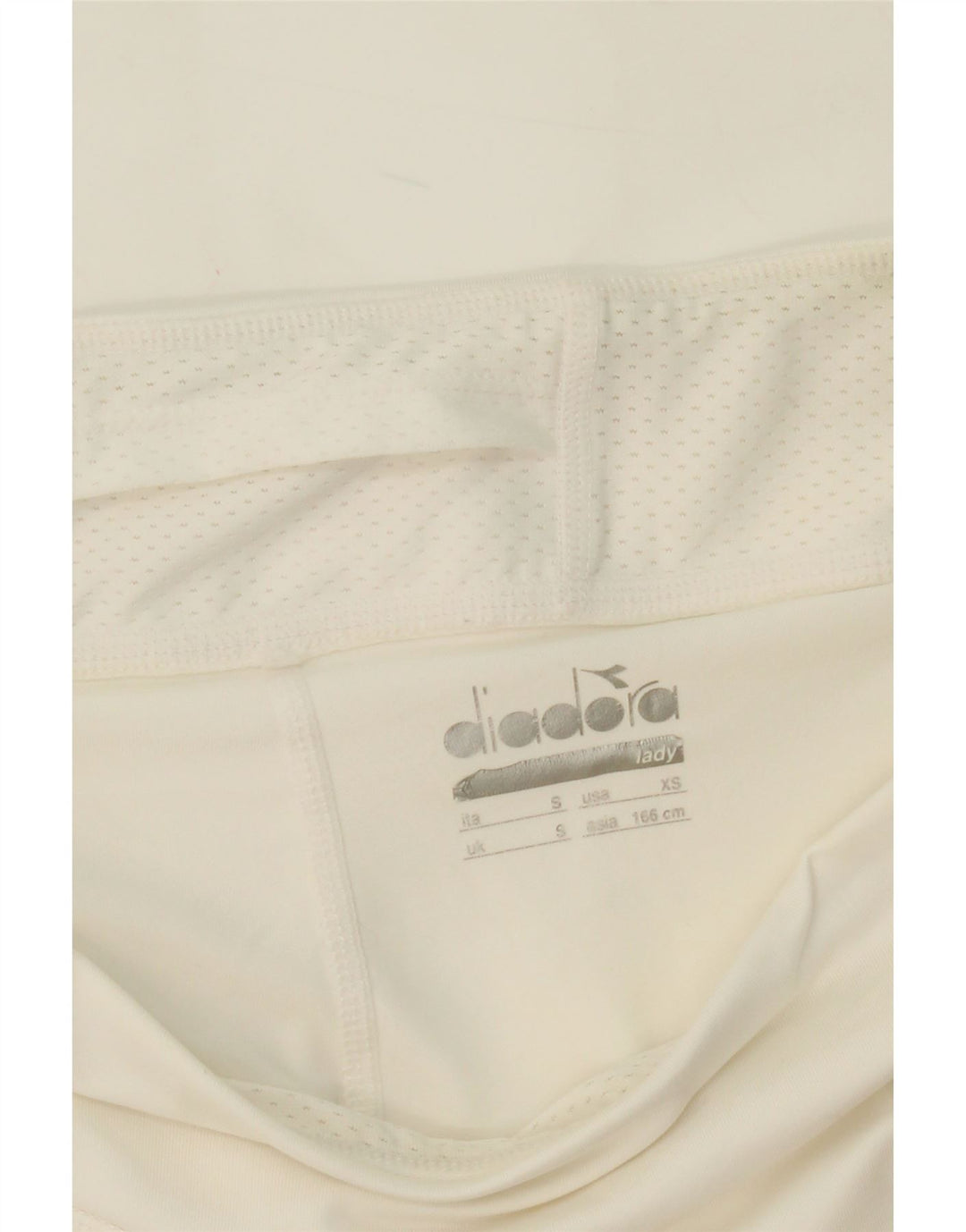 DIADORA Womens Skort Small Off White Vintage Diadora and Second-Hand Diadora from Messina Hembry 