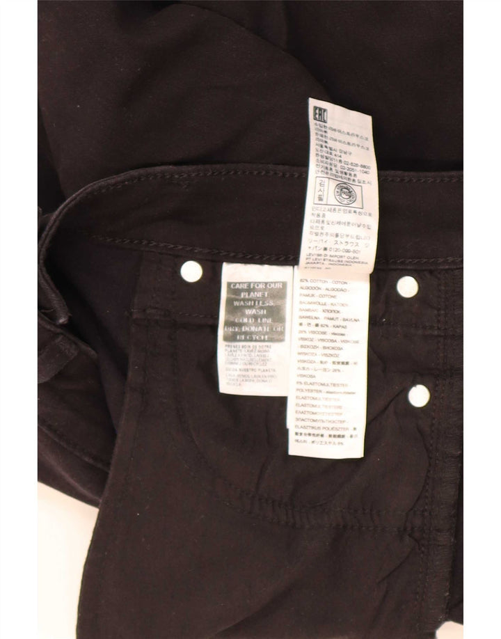 Blugi Levi's 712 Slim pentru femei W26 L30 bumbac negru