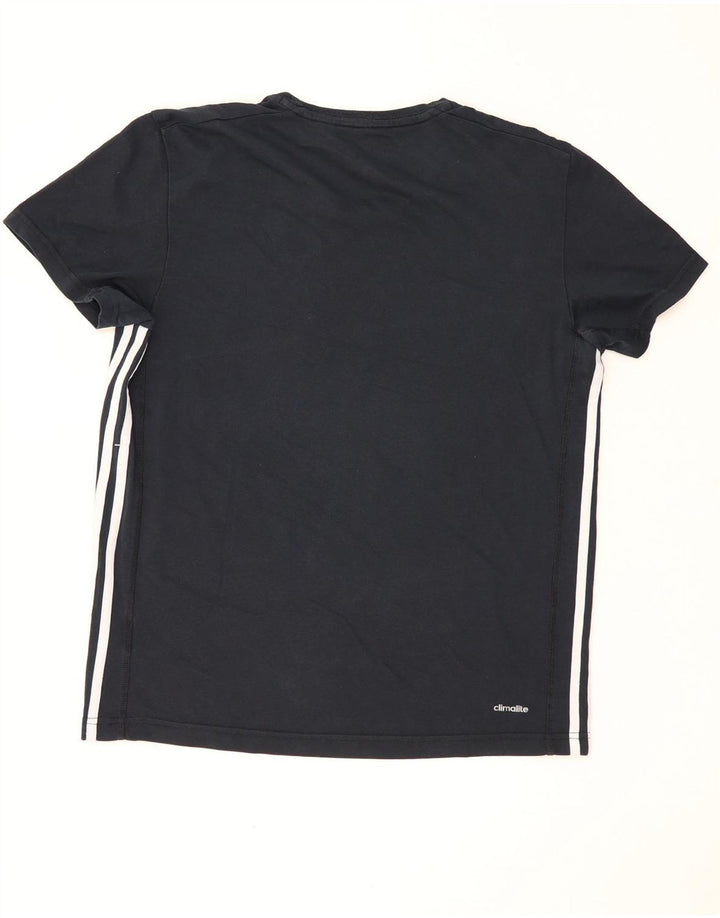 Tricou Adidas Climalite pentru bărbați Top Mediu Negru