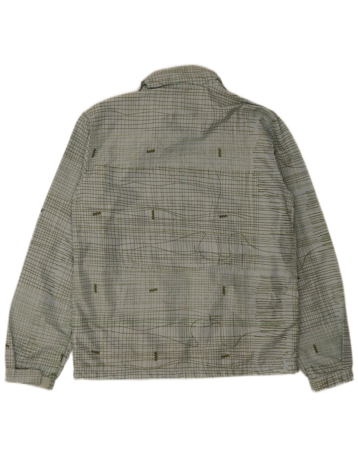 Jachetă de ploaie Quiksilver pentru femei UK 16, mare, poliester cu carouri albastre