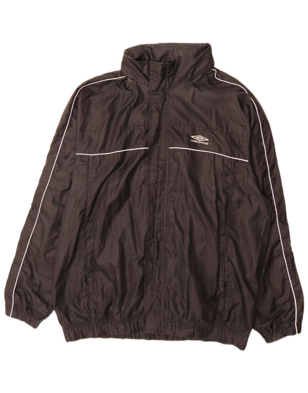 Trening Umbro Regular Fit pentru bărbați, jachetă mare, poliester, negru