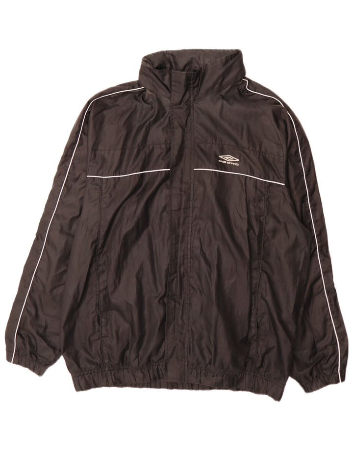 Trening Umbro Regular Fit pentru bărbați, jachetă mare, poliester, negru