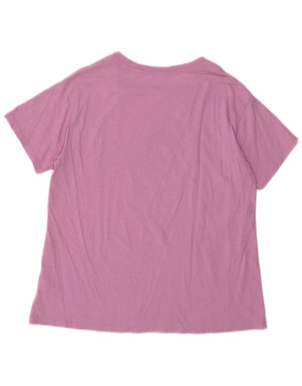 Tricou grafic pentru femei J. Crew Top UK 12 Medium Pink Bumbac