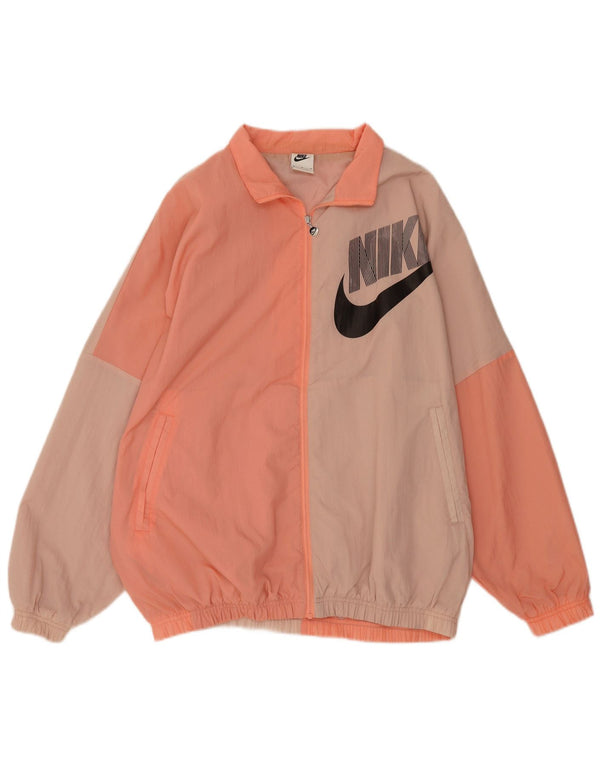 Jachetă de trening supradimensionată pentru bărbați Nike, roz mediu, color block