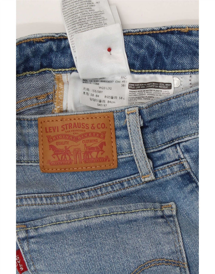 Blugi Levi's 715 Bootcut W23 L32 Bumbac albastru
