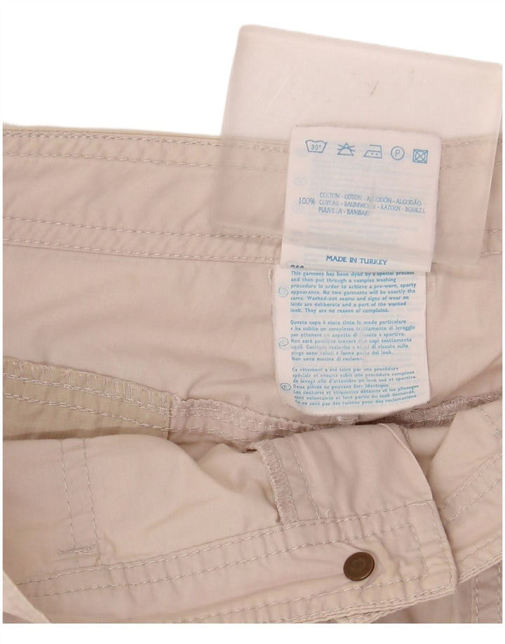 Pantaloni scurți chino Champion pentru femei, mediu W30, bumbac, bej