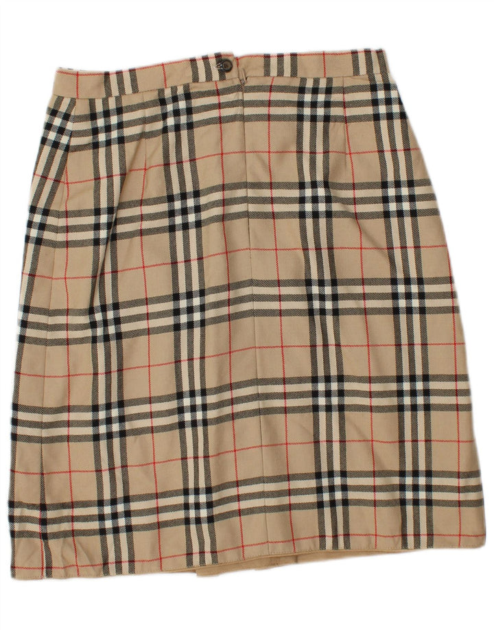 Fusta Creion Vintage pentru Damă W30 Medium Bej Check