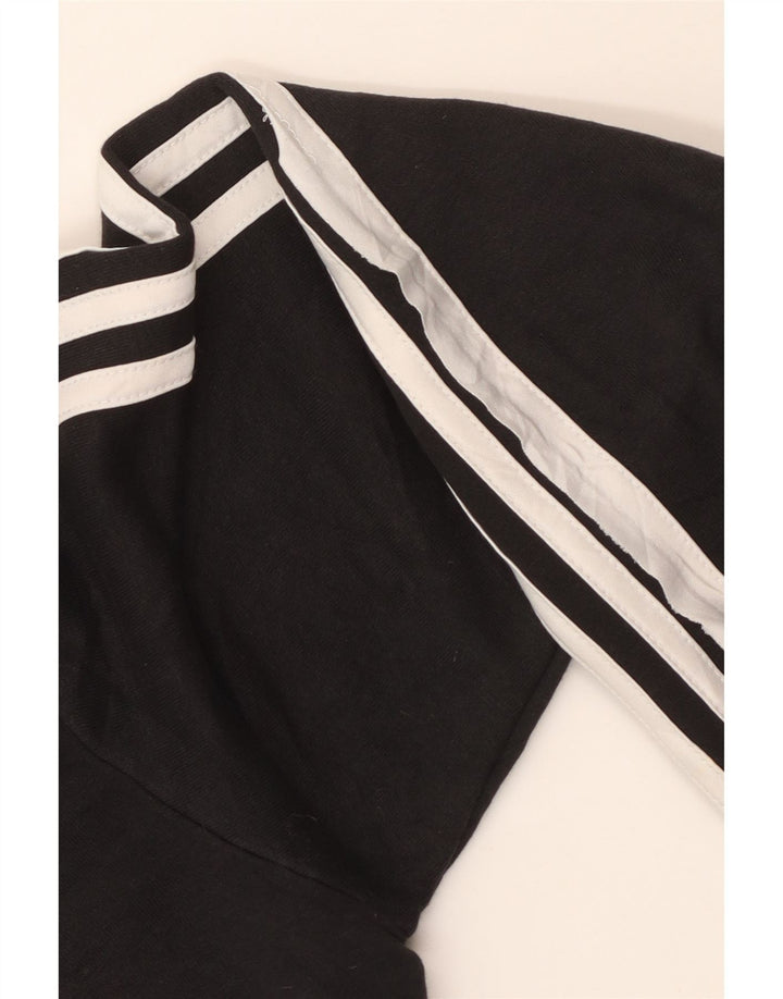 Hanorac pentru bărbați Adidas Jumper mic, negru, bumbac