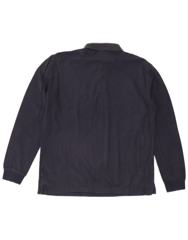 Tricou polo pentru bărbați FILA cu mânecă lungă, mare bleumarin