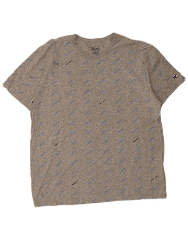 Tricou grafic pentru bărbați Champion Top XL bumbac gri