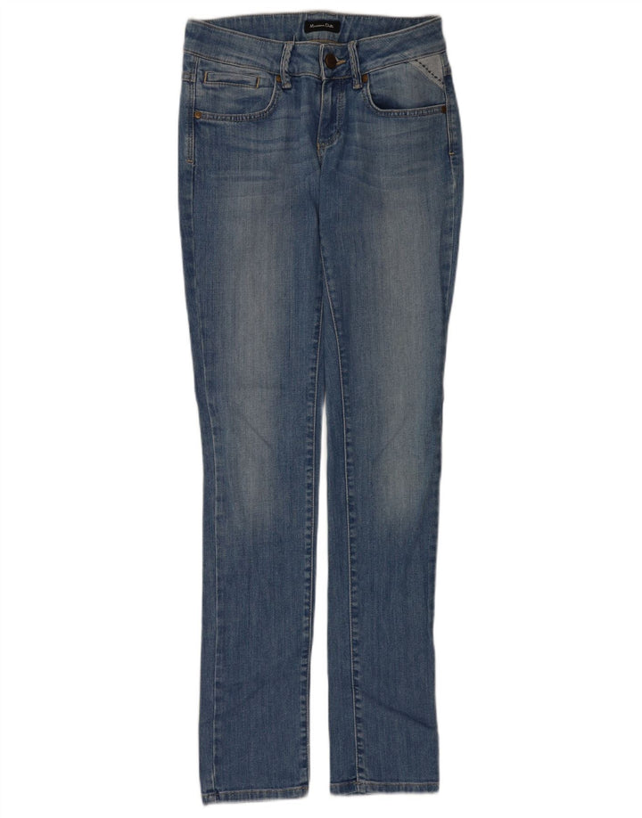 Blugi slim pentru femei Massimo Dutti L26 L32 Bumbac albastru