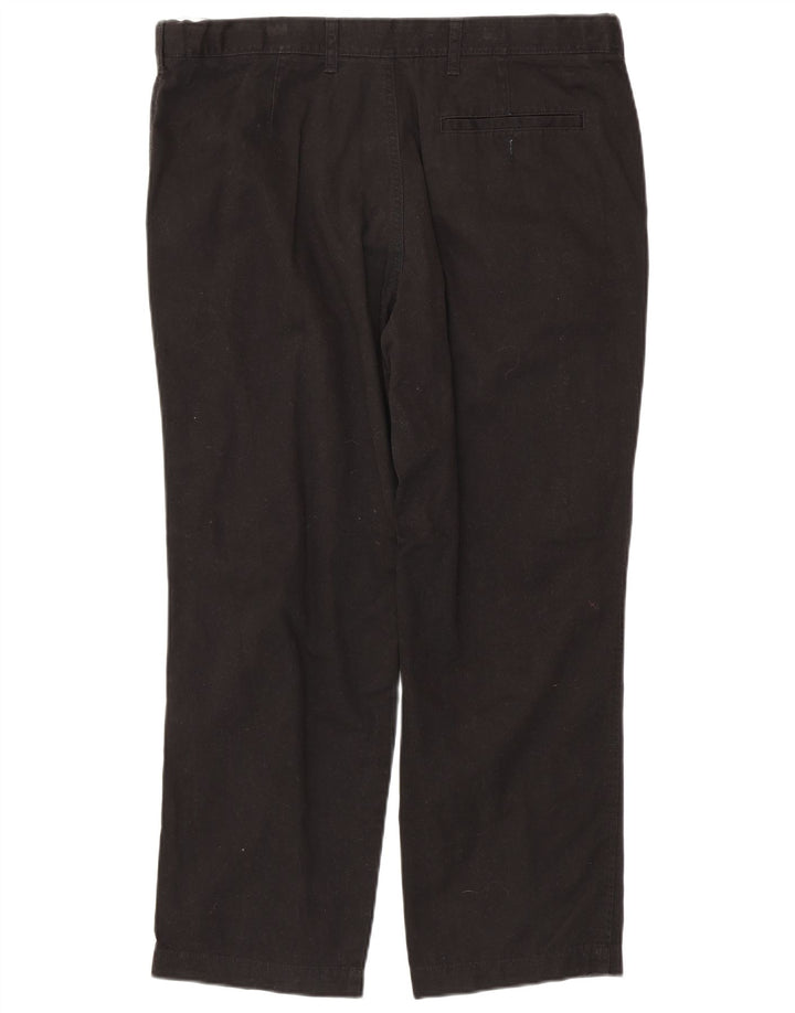 MARKS & SPENCER Pantaloni chino drepți pentru bărbați, L38 L29, negru