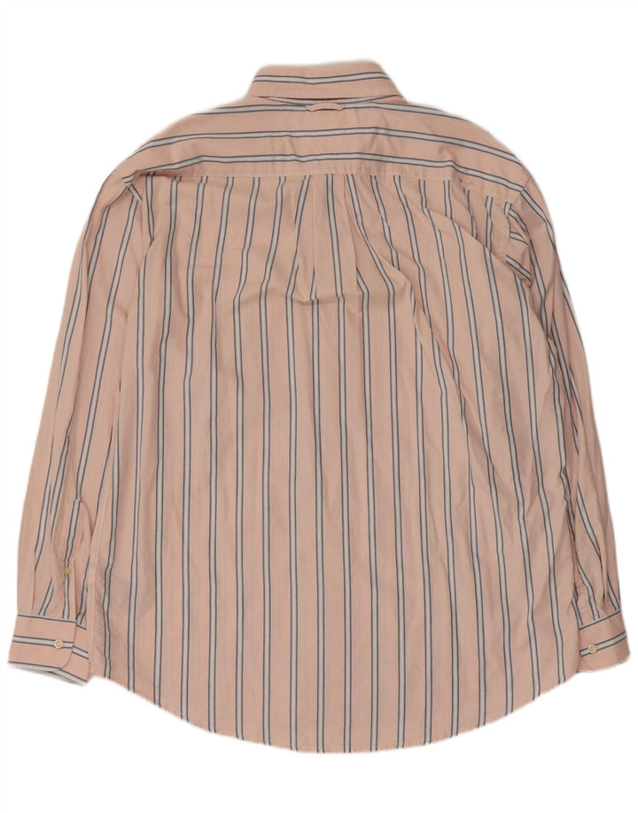 Cămașă Tommy Hilfiger pentru bărbați, bumbac cu dungi mari, roz