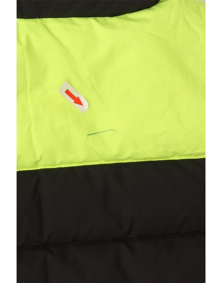 Gilet căptușit pentru băieți Nike 8-9 ani, mic, negru, poliester