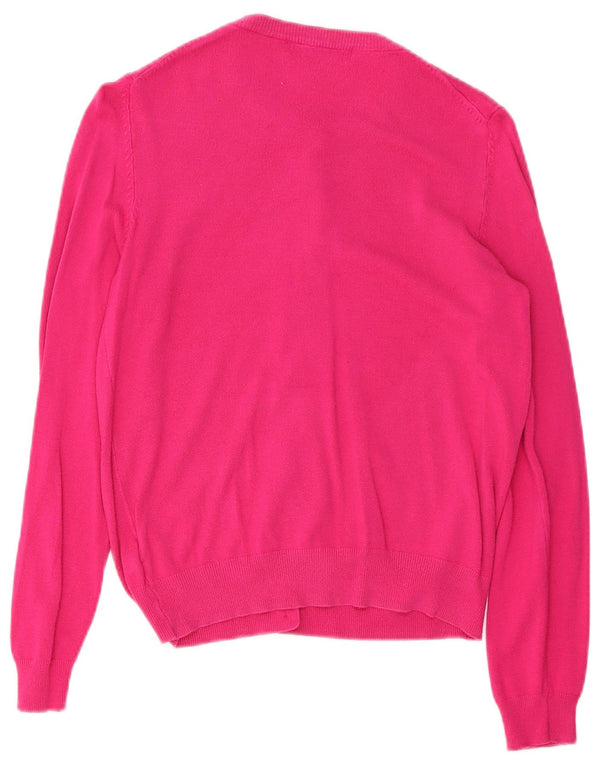 Pulover cardigan pentru femei Marks & Spencer UK 12 Medium Pink Viscose