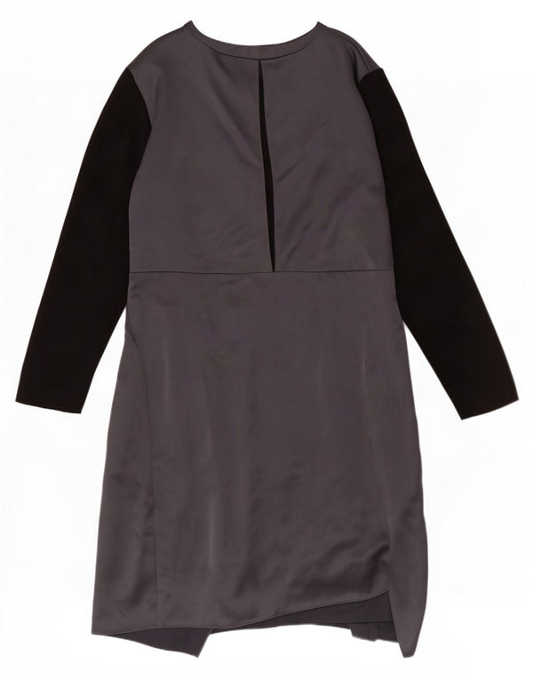 Rochie A-Line pentru femei Marks & Spencer UK 24 4XL Argintiu Colorblock
